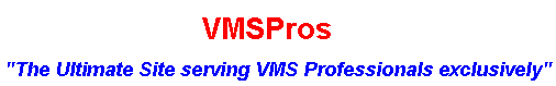 Welcome to VMS Pros